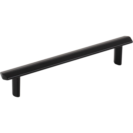 Elements 641-128MB: 128mm cc William Bar Cabinet Pull - Matte Black