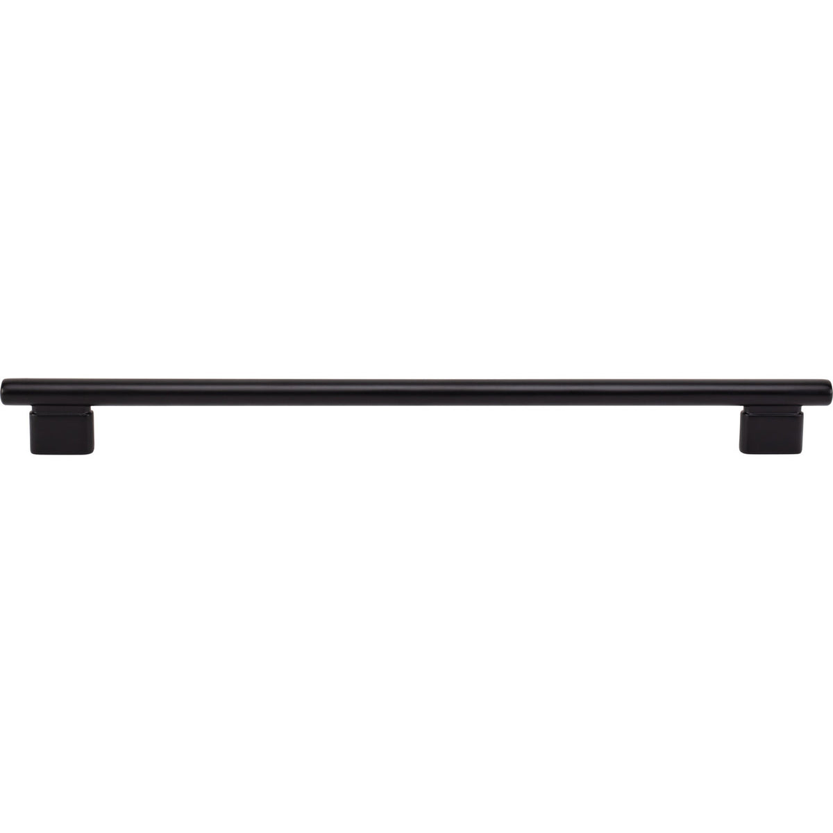 Atlas A517-BL: 12" cc Holloway Round Bar  Appliance Pull - Matte Black