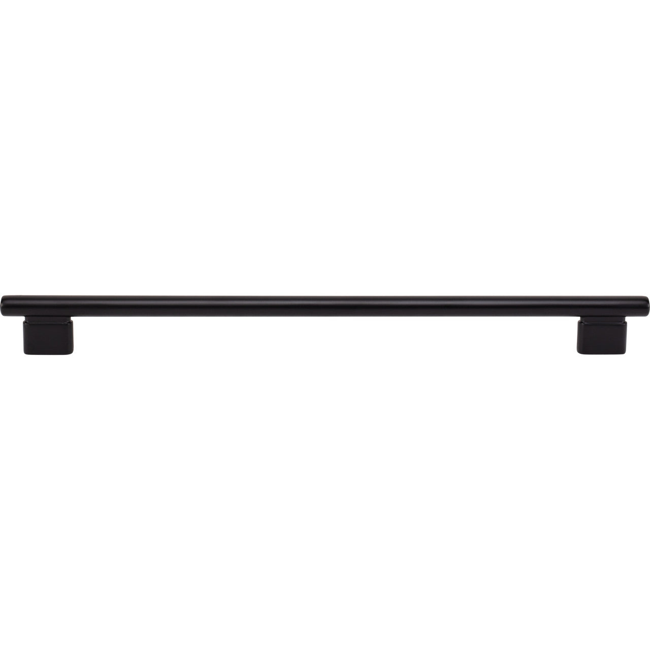 Atlas A517-BL: 12" cc Holloway Round Bar  Appliance Pull - Matte Black