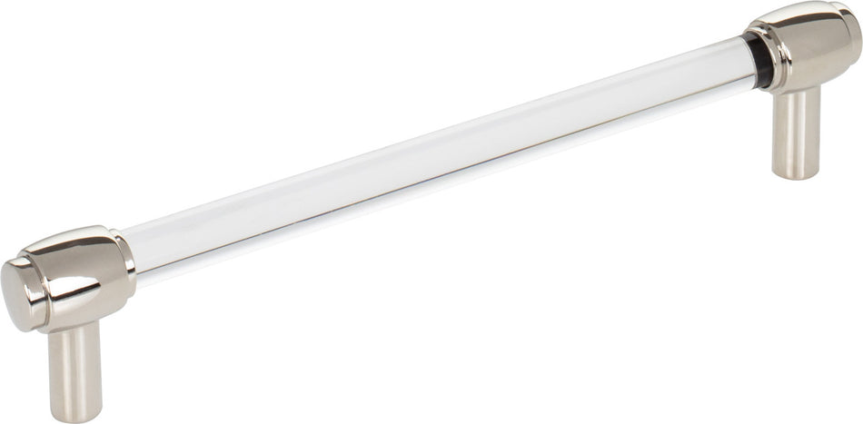 Jeffrey Alexander 775-160NI : 160mm cc Carmen Bar Cabinet Pull - Polished Nickel