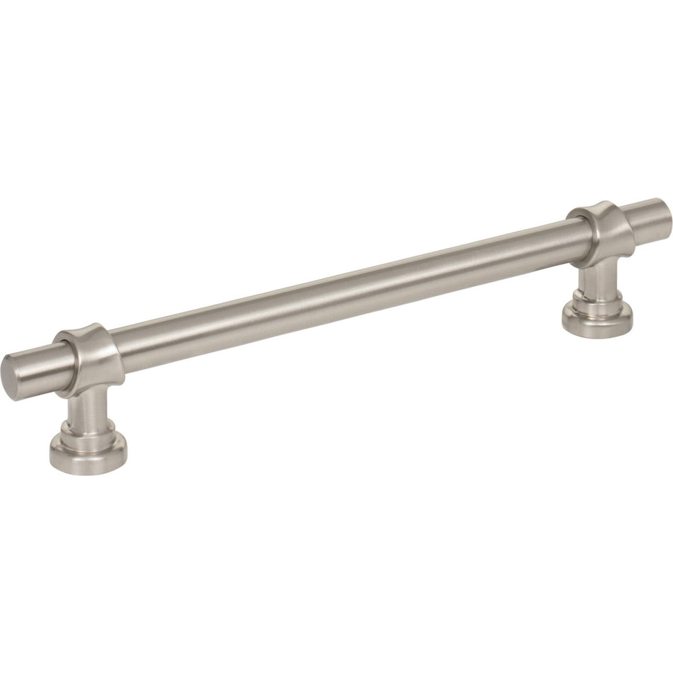 Top Knobs M2722: 6-5/16" cc Dakota Bit Cabinet Pull - Brushed Satin Nickel