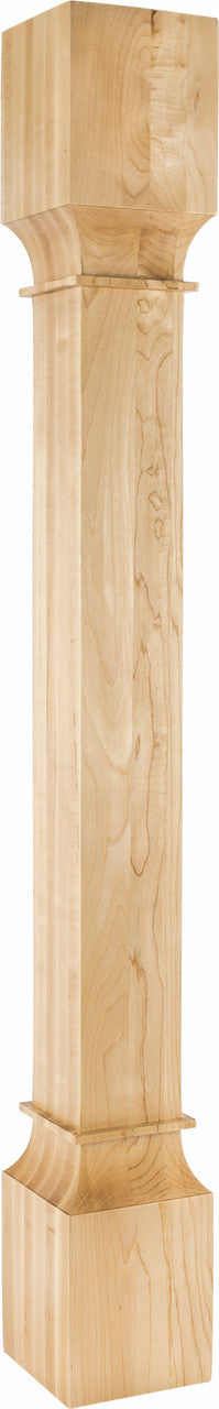 Hardware Resources P35-5-42-RW: Square Post - Rubberwood