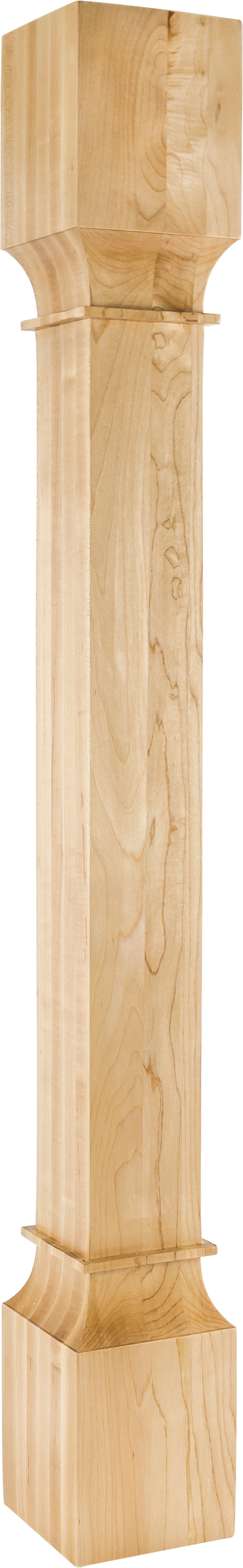 Hardware Resources P35-5-42-RW: Square Post - Rubberwood