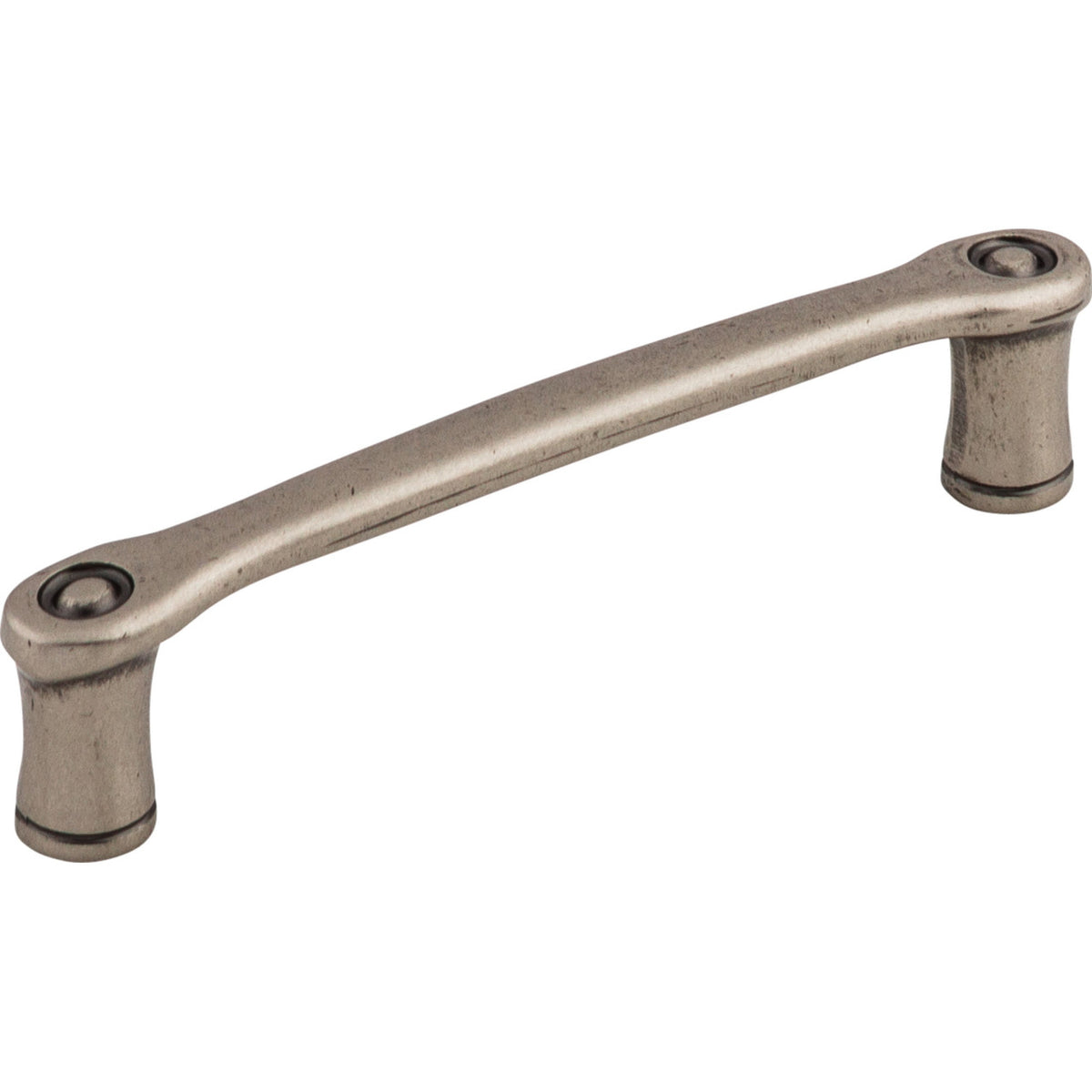 Top Knobs M968: 3-3/4" cc Link Bar Cabinet Pull - Pewter Antique
