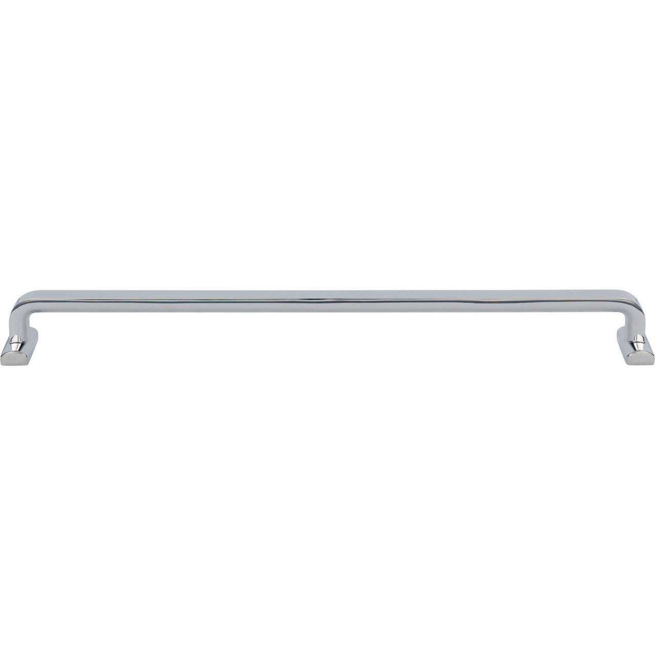 Top Knobs TK3167PC: 12" cc Harrison D-Handle Cabinet Pull - Polished Chrome