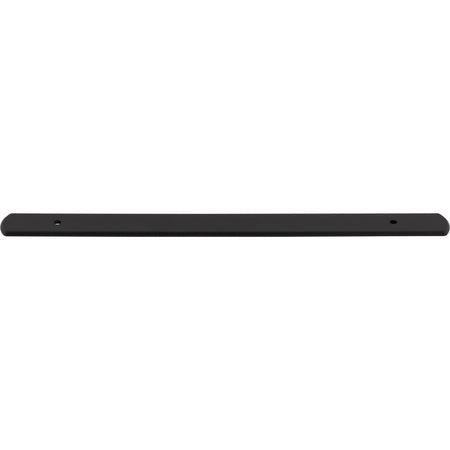 Top Knobs TK3275BLK: 11-13/16" Wescott  Backplate - Flat Black