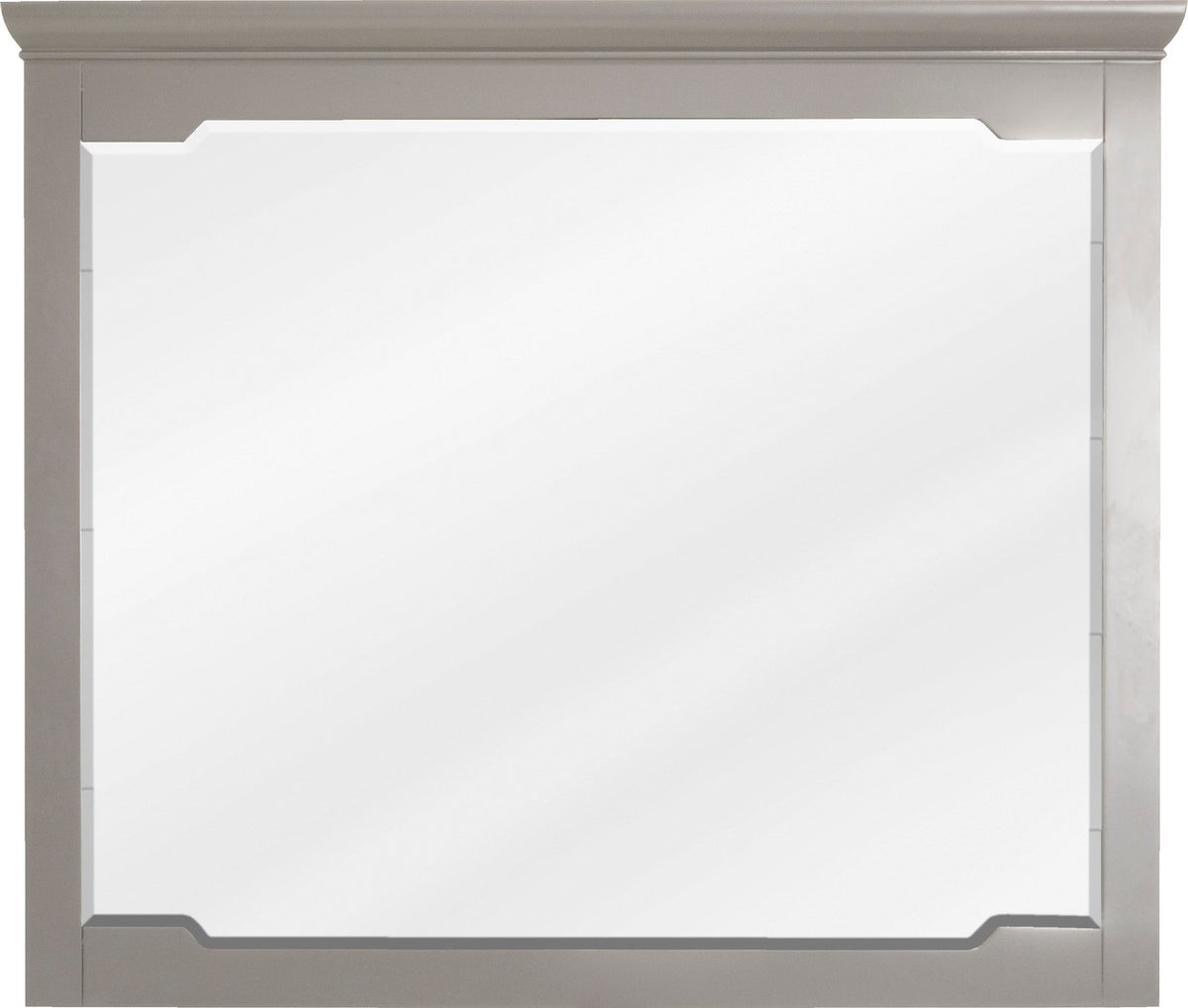 Jeffrey Alexander 40" Chatham Mirror - Grey Frame