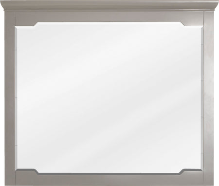 Jeffrey Alexander 40" Chatham Mirror - Grey Frame