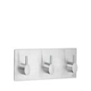 Smedbo B1107: Beslagsboden Triple Wall Hook - Brushed Stainless Steel