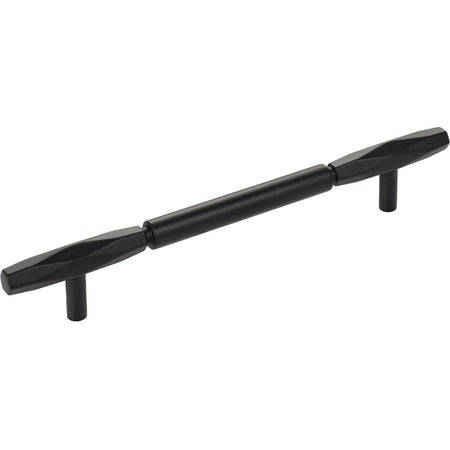 Top Knobs TK3083BLK: 6-5/16" cc Regent's Park Kingsmill Cabinet Pull - Flat Black