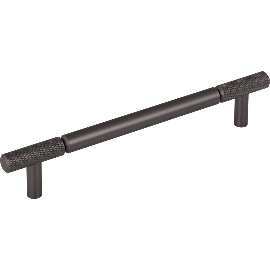 Top Knobs TK3242AG: 6-5/16" cc Prestwick Bar Cabinet Pull - Ash Grey
