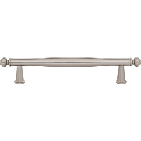 Top Knobs TK3192BSN: 5-1/16" cc Coddington Cabinet Pull - Brushed Satin Nickel