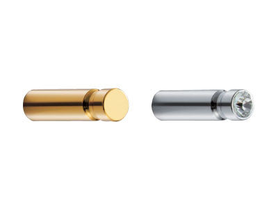 Sugatsune SSF-10/GA-SW: 40mm Vanity Hook - Gold/Crystal