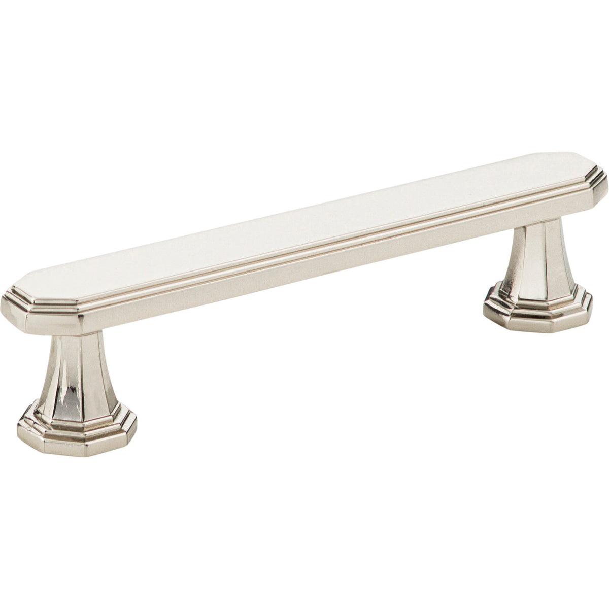 Atlas 440-PN: 3-3/4" cc Dickinson Cabinet Pull - Polished Nickel