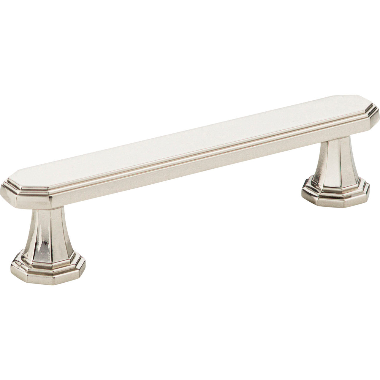 Atlas 440-PN: 3-3/4" cc Dickinson Cabinet Pull - Polished Nickel