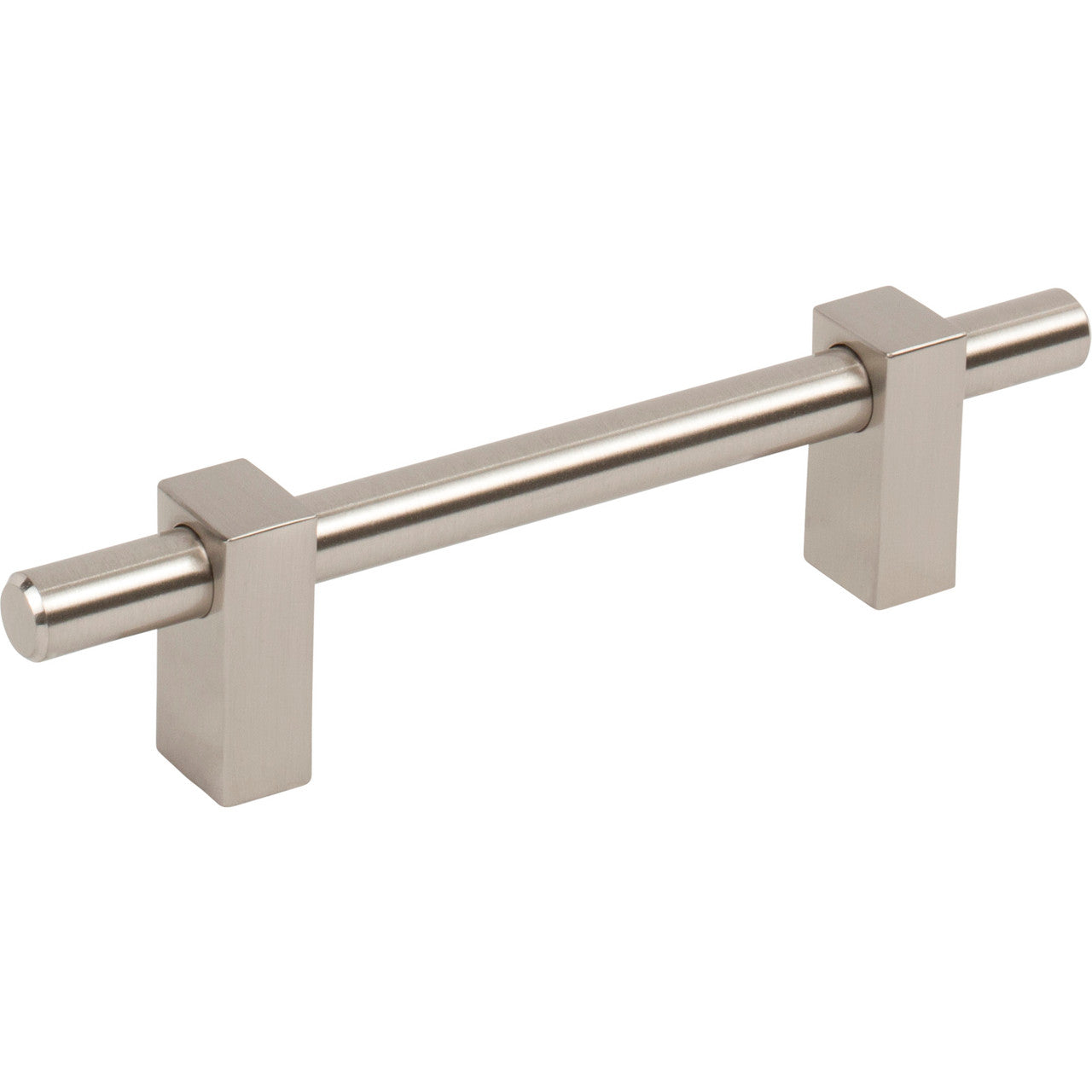 Jeffrey Alexander 478-96SN: 96mm cc Larkin Bar Cabinet Pull - Satin Nickel