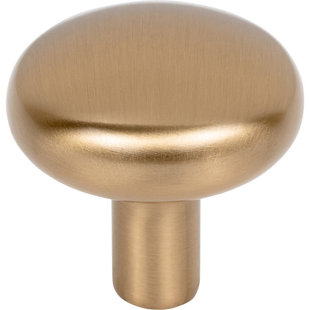 Jeffrey Alexander 329SBZ: 1-1/4" Loxley Mushroom Cabinet Knob - Satin Bronze