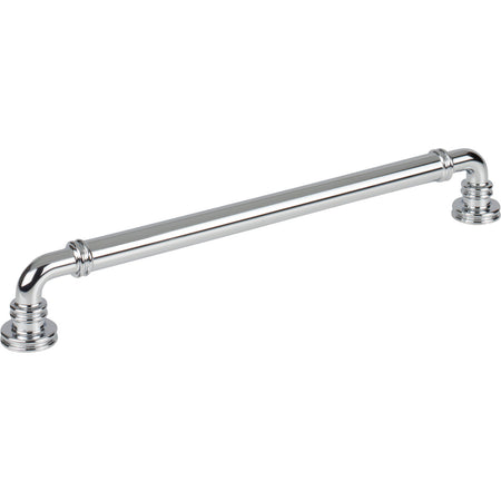 Top Knobs TK3145PC: 8-13/16" cc Cranford D-Handle Cabinet Pull - Polished Chrome