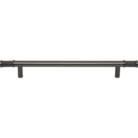 Top Knobs TK3235AG: 7-9/16" cc Burnham Bar Cabinet Pull - Ash Grey