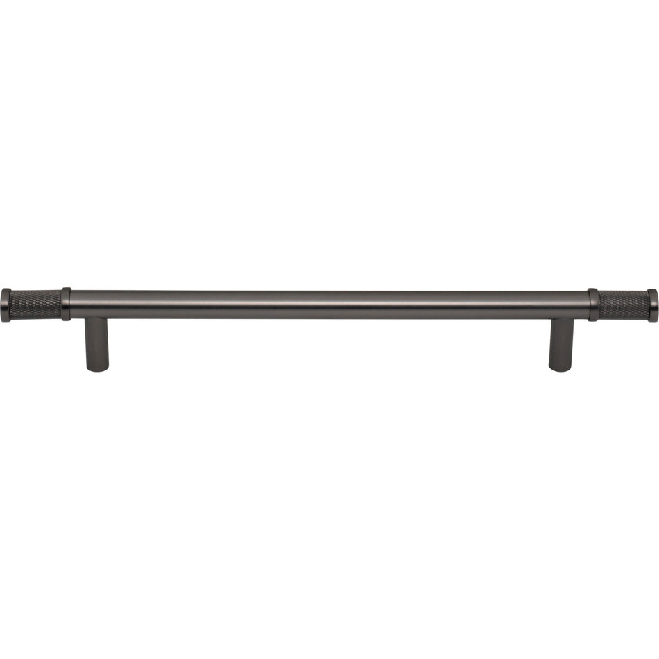 Top Knobs TK3235AG: 7-9/16" cc Burnham Bar Cabinet Pull - Ash Grey
