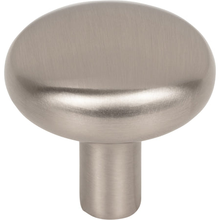 Jeffrey Alexander 329SN: 1-1/4" Loxley Mushroom Cabinet Knob - Satin Nickel