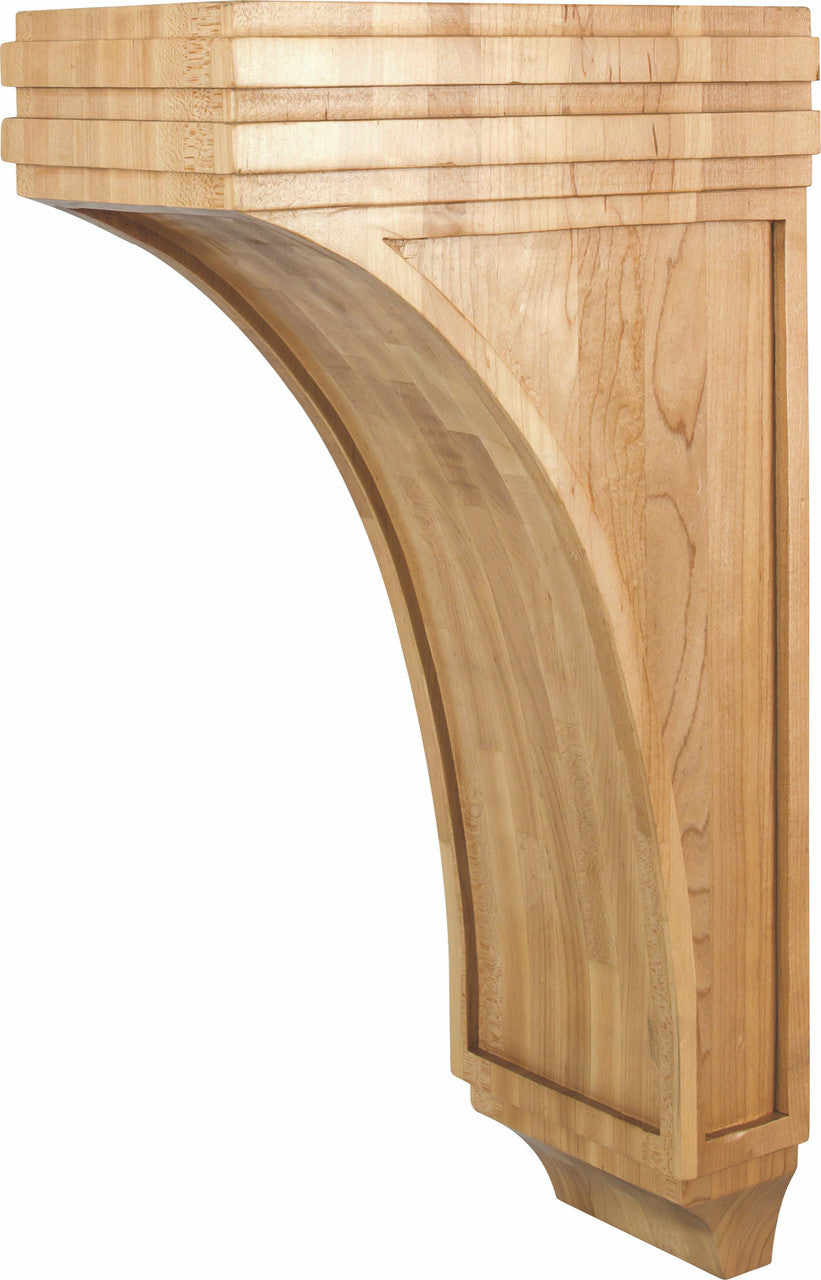 Hardware Resources COR22-3ALD: 7" x 12" x 22" Mission Corbel. - Alder.