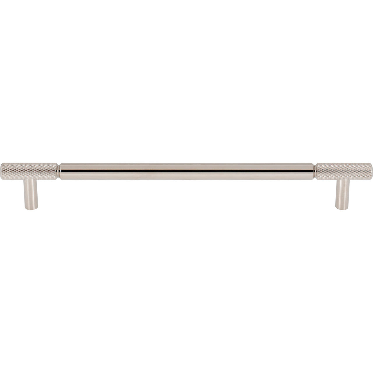 Top Knobs TK3244PN: 8-13/16" cc Prestwick Bar Cabinet Pull - Polished Nickel