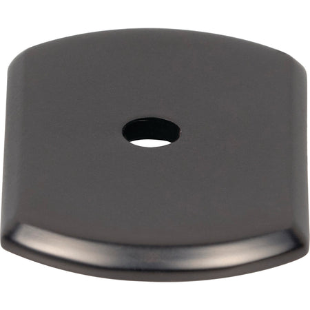 Top Knobs TK3270AG: 1-1/2" Wescott  Backplate - Ash Grey