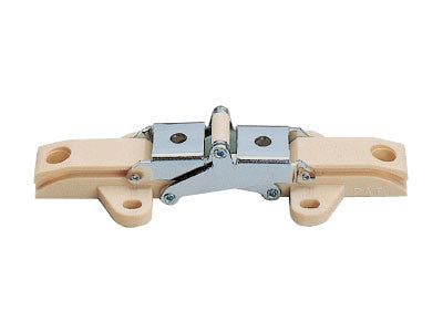Sugatsune T-90-200: 49mm Concealed Cabinet Hinge - Polished Chrome/Ivory