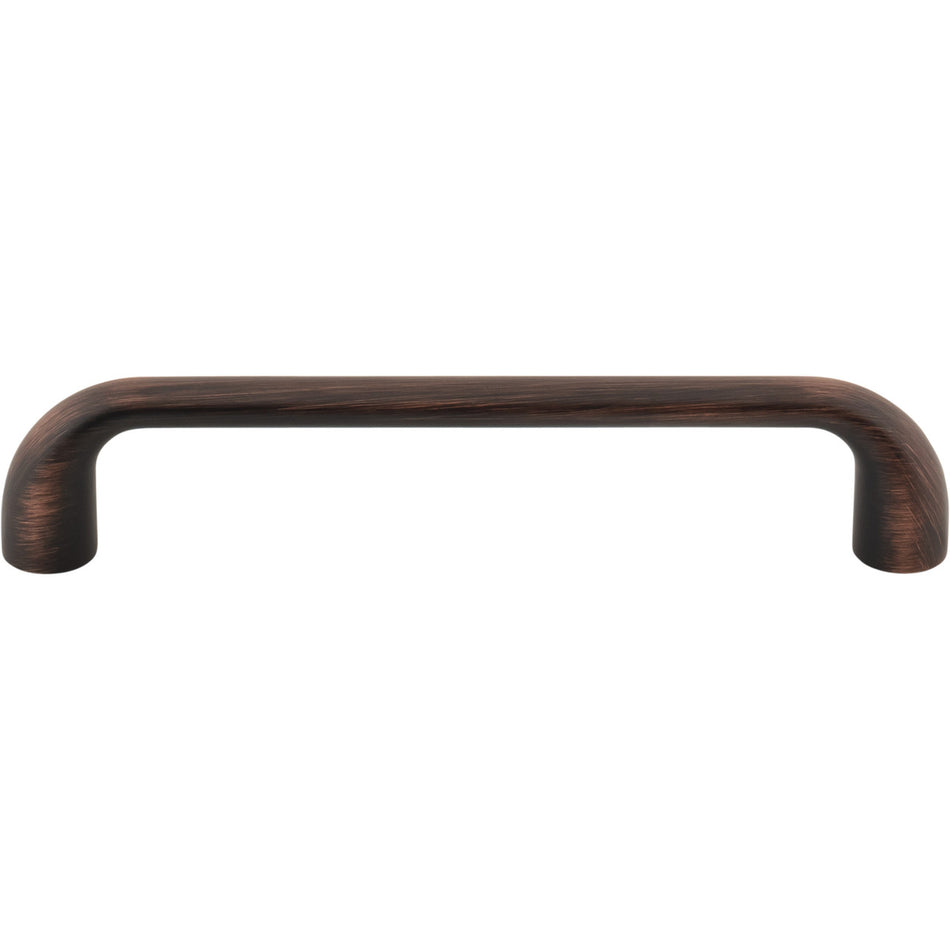 Jeffrey Alexander 329-128DBAC: 128mm cc Loxley Bar Cabinet Pull - Brushed Oil Rubbed Bronze