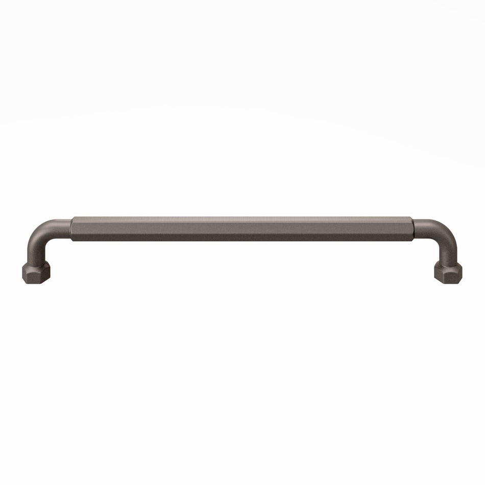 Top Knobs TK3205AG: 8-13/16" cc Dustin Cabinet Pull - Ash Gray