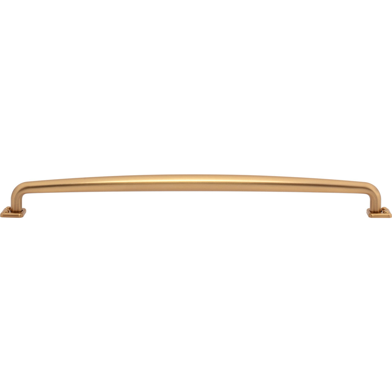 Atlas A546-WB: 12" cc Benning D-Handle Cabinet Pull - Warm Brass