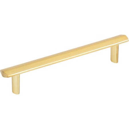 Elements 641-128BG: 128mm cc William Bar Cabinet Pull - Brushed Gold