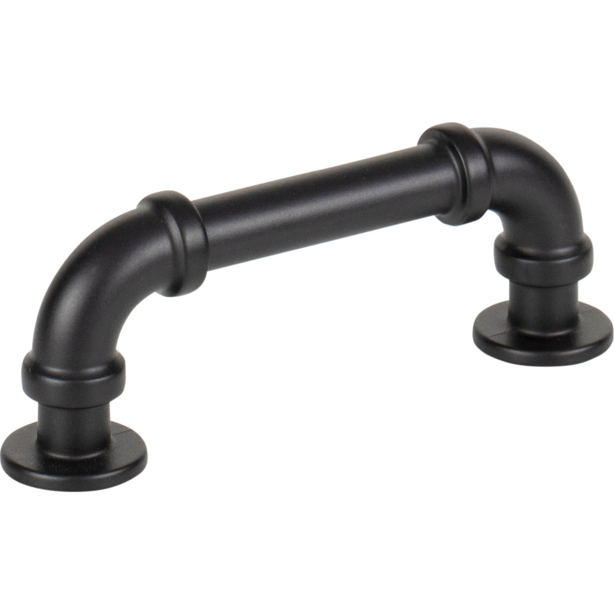Atlas 367-BL: 3" cc Steam Punk Cabinet Pull - Matte Black