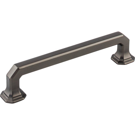 Top Knobs TK288AG: 5" cc Emerald D-Handle Cabinet Pull - Ash Gray