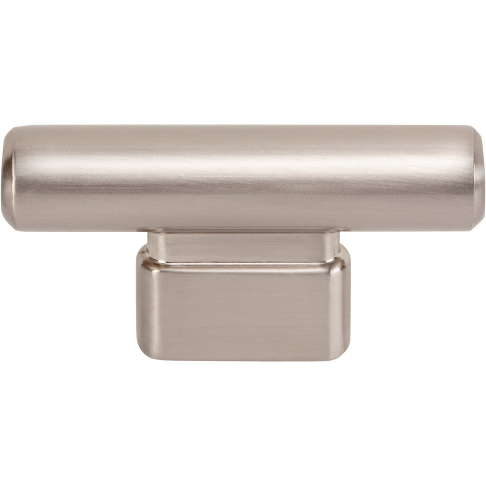 Atlas A511-BRN: 2-1/2" Holloway T- Bar Cabinet Knob - Brushed Nickel
