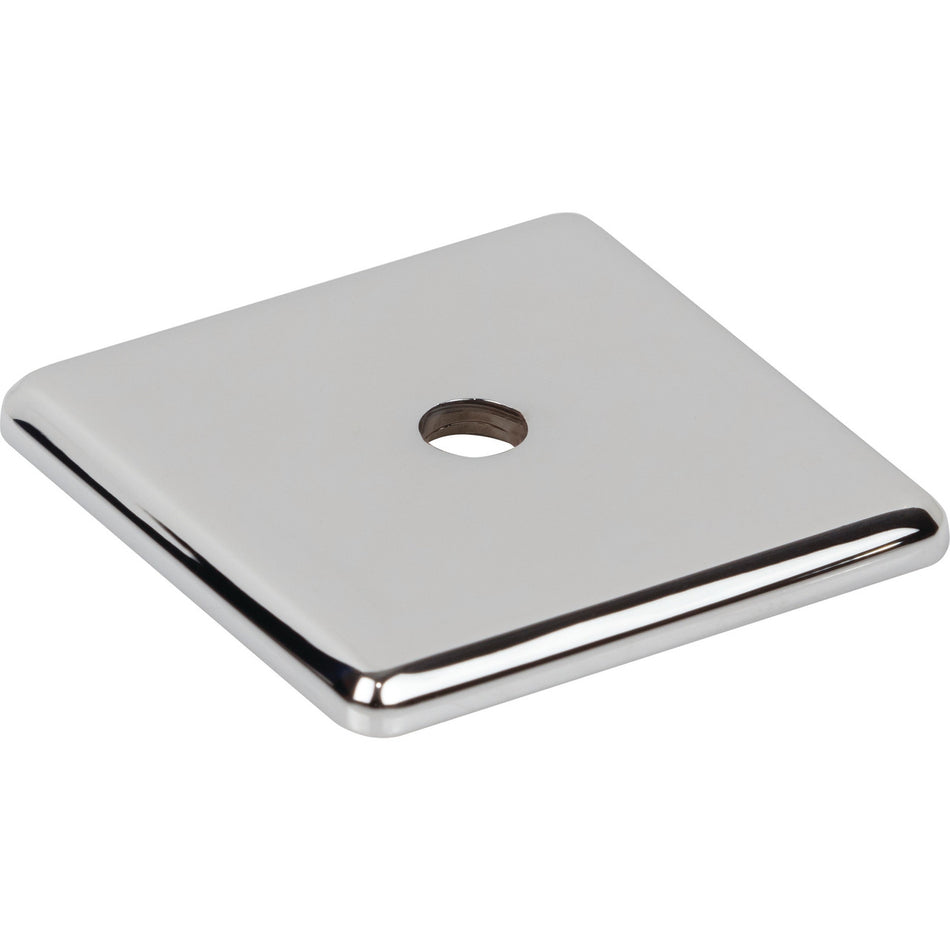 Top Knobs TK3280PC: 1-1/4" Radcliffe  Backplate - Polished Chrome