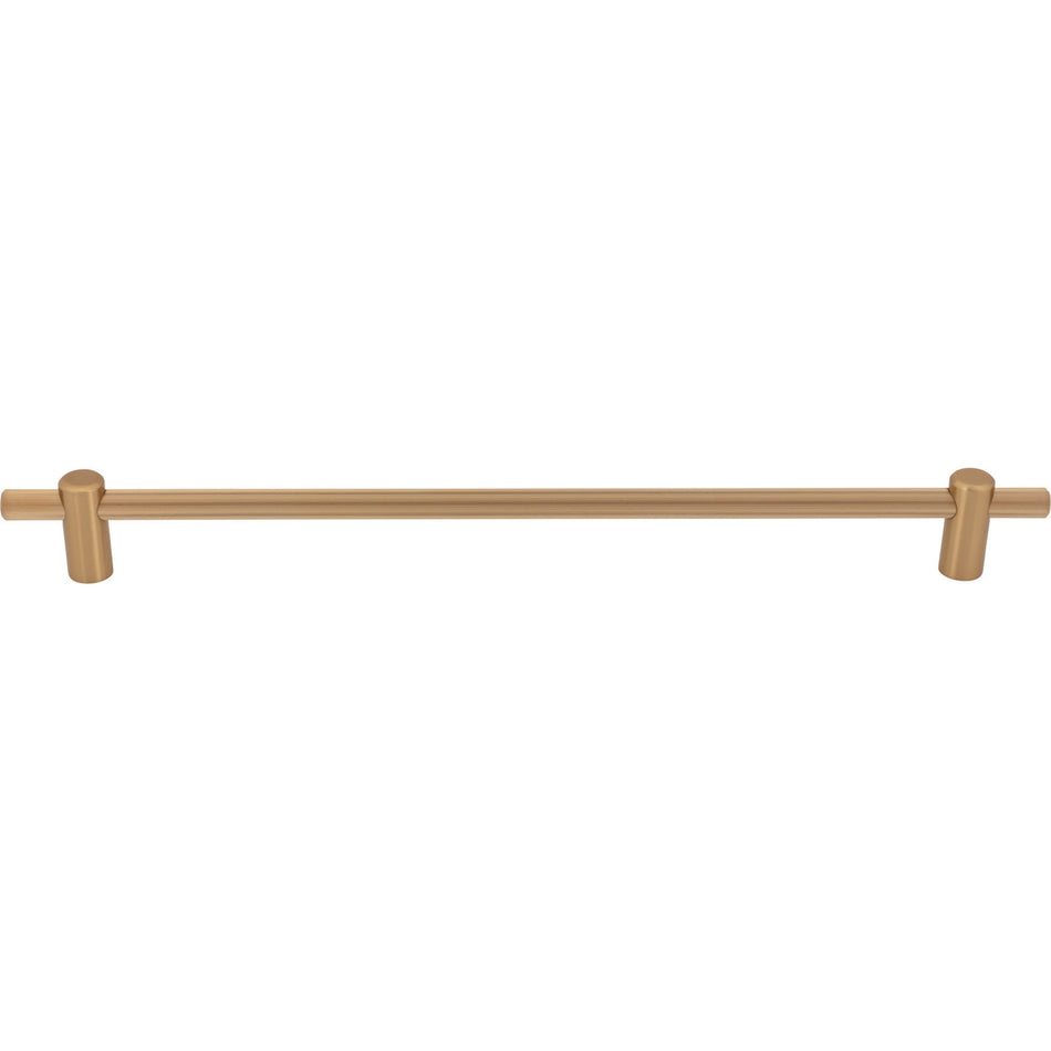 Top Knobs TK3259HB: 18" cc Dempsey Bar Cabinet Pull - Honey Bronze