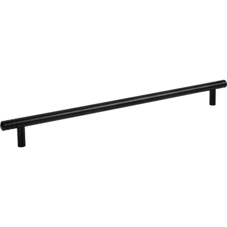 Atlas A957-BL: 12" cc Griffith Cabinet Pull - Matte Black