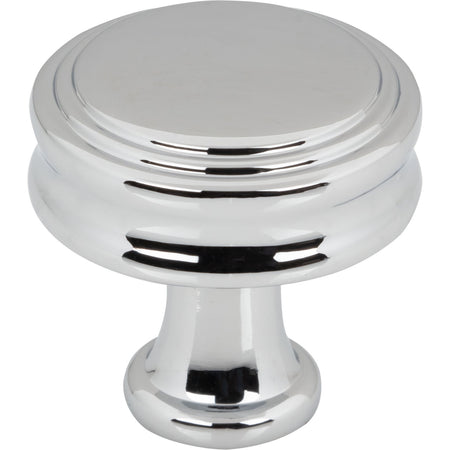 Top Knobs TK3190PC: 1-1/4" Coddington Cabinet Knob - Polished Chrome