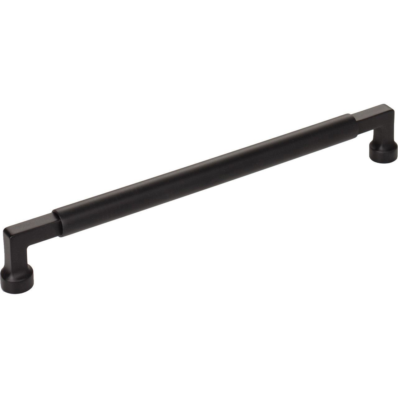 Top Knobs TK3095BLK: 8-13/16" cc Regent's Park Cumberland Cabinet Pull - Flat Black