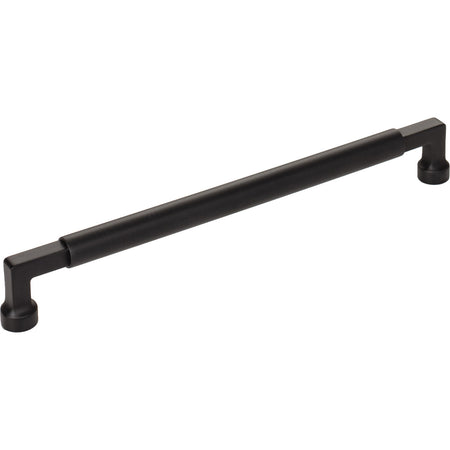 Top Knobs TK3095BLK: 8-13/16" cc Regent's Park Cumberland Cabinet Pull - Flat Black