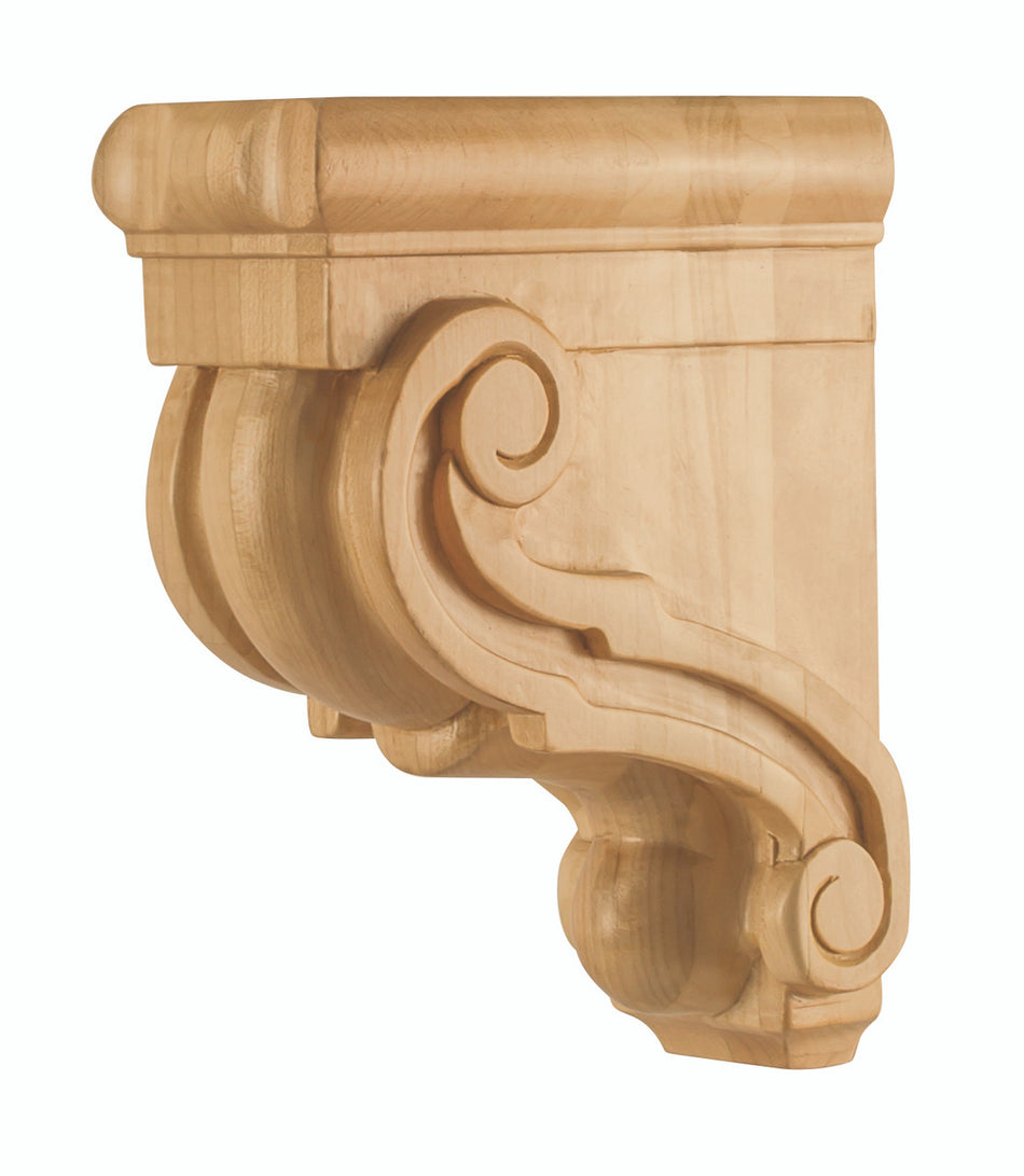 Hardware Resources CORF-2-CH: Scrolled Corbel - Cherry
