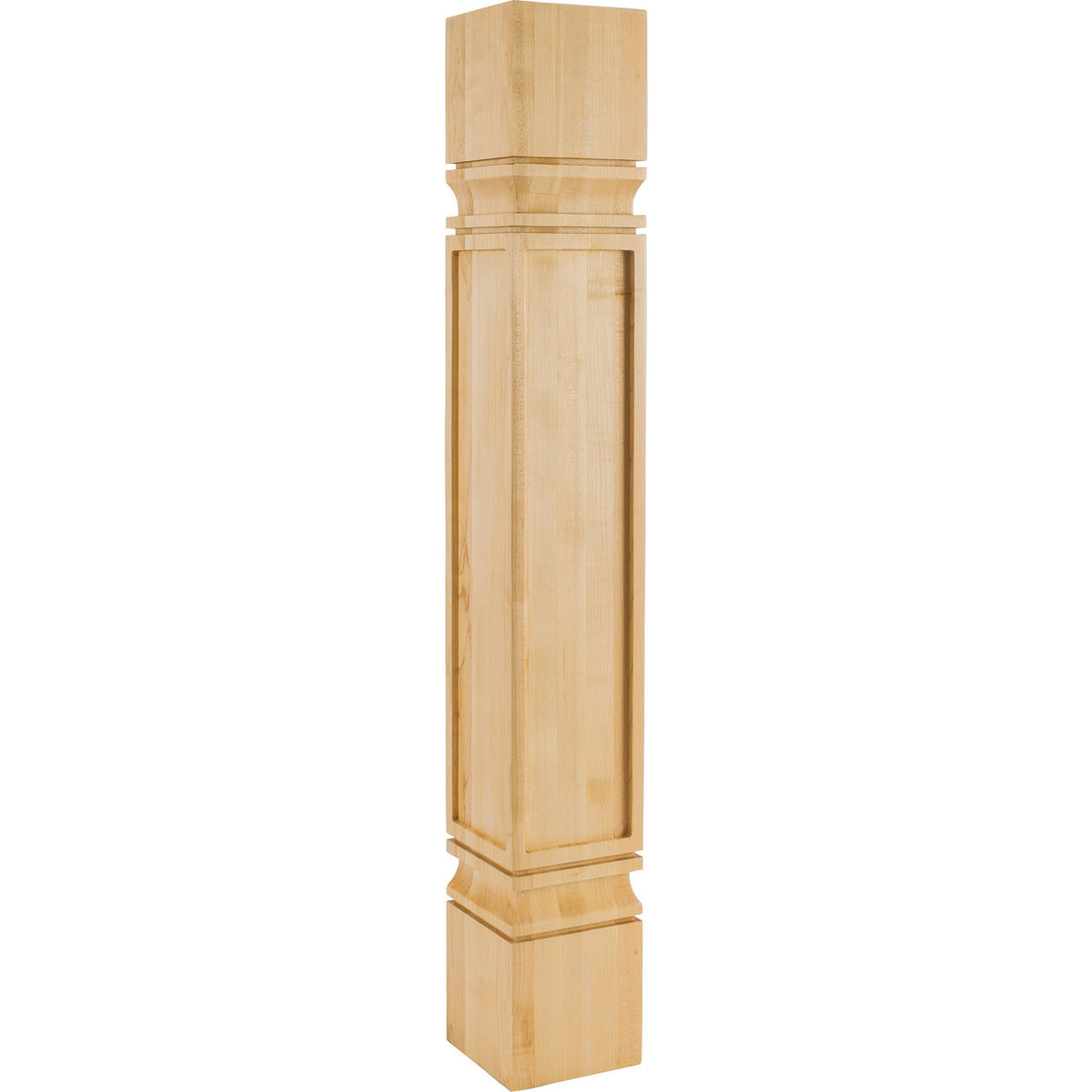 Hardware Resources PS-9-5-WO: 5" x 5" x 35-1/2" Square Mission Post - White Oak