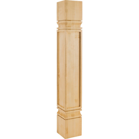 Hardware Resources PS-9-5-WO: 5" x 5" x 35-1/2" Square Mission Post - White Oak