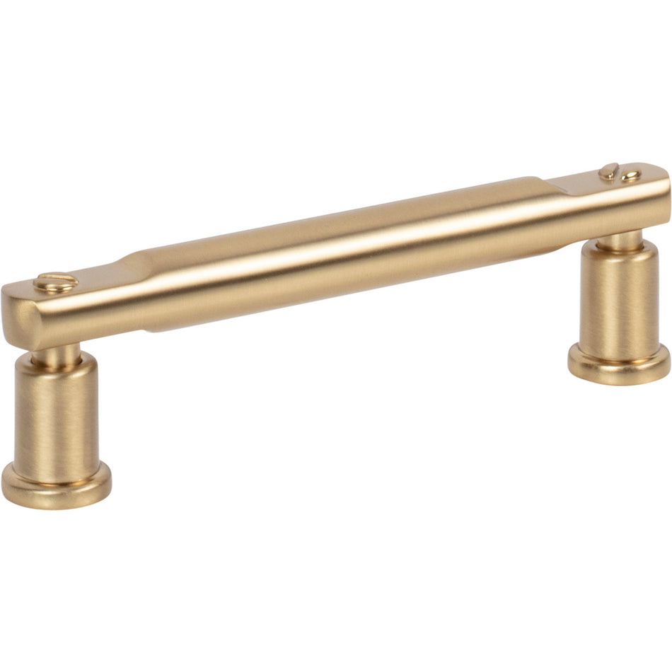 Atlas A982-WB: 3-3/4" cc Everitt Cabinet Pull - Warm Brass
