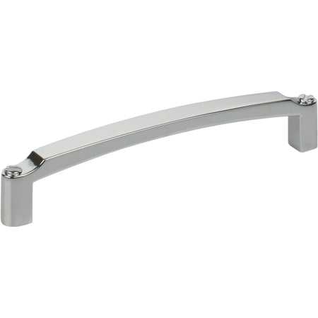 Top Knobs TK3172PC: 5-1/16" cc Haddonfield D-Handle Cabinet Pull - Polished Chrome