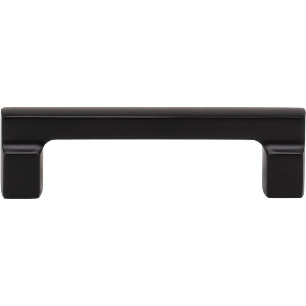 Atlas A522-BL: 96mm cc Reeves Square Bar Cabinet Pull - Matte Black