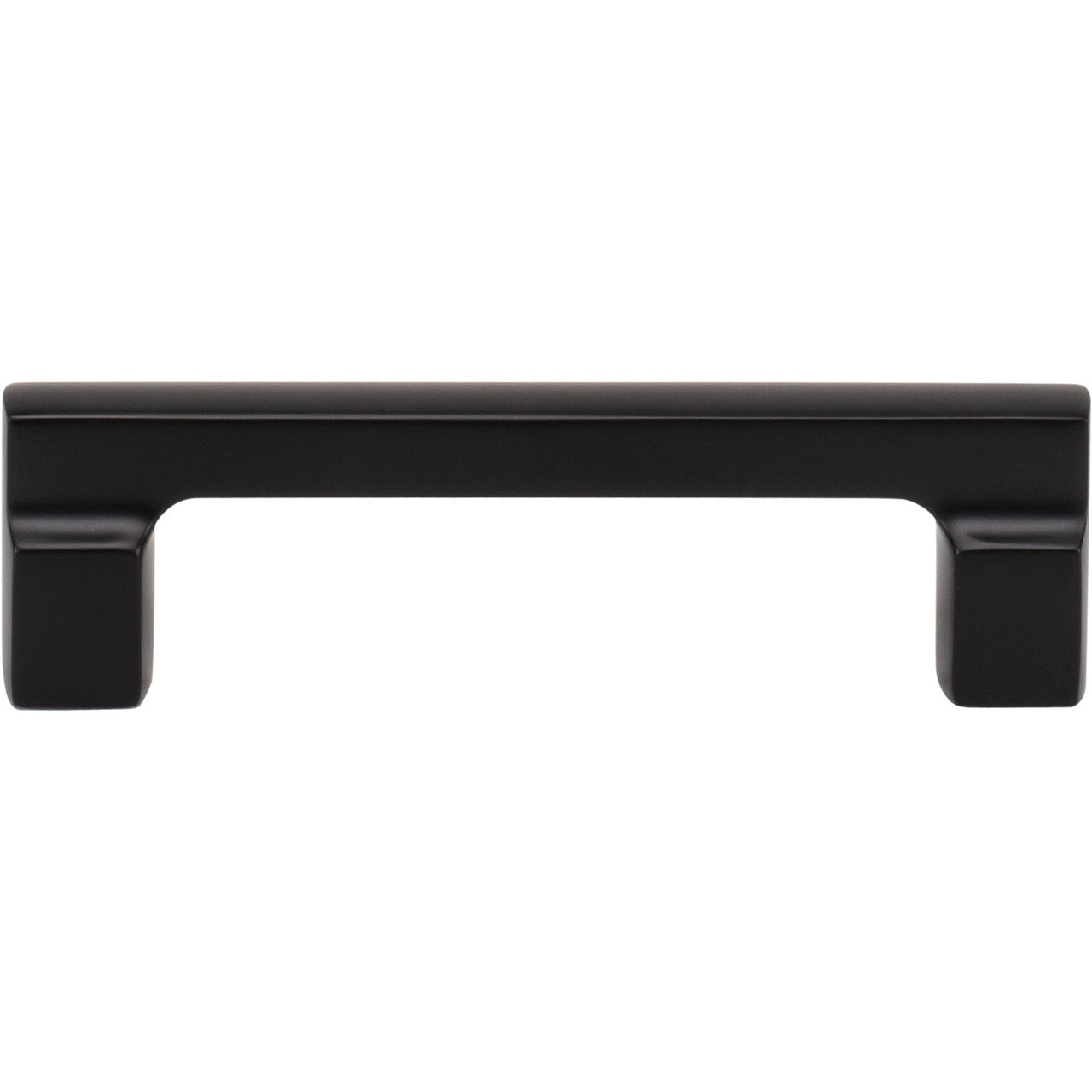 Atlas A522-BL: 96mm cc Reeves Square Bar Cabinet Pull - Matte Black