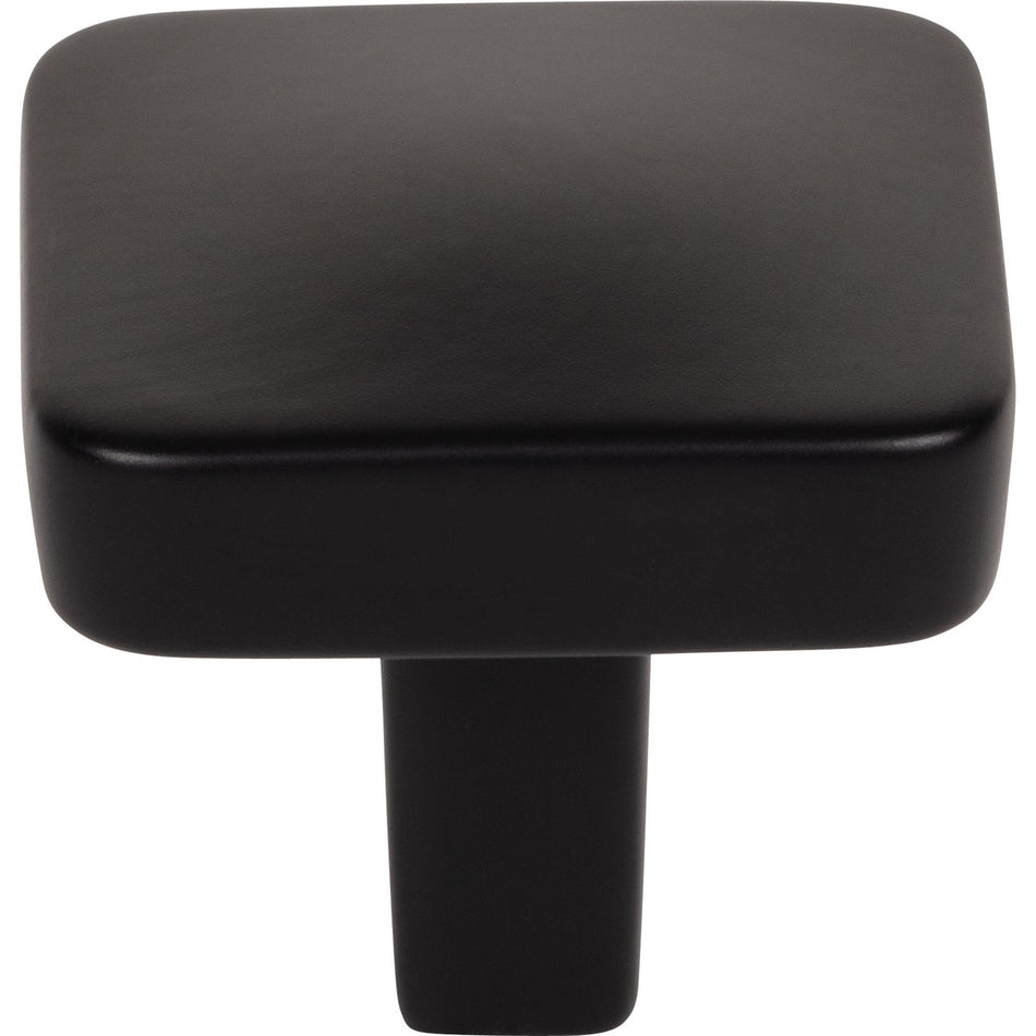 Jeffrey Alexander 905MB: 1-1/4" Whitlock Square Cabinet Knob - Matte Black
